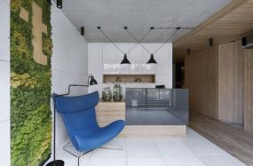 高端人力资源公司办公室装修效果图