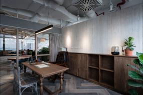 咨询公司办公室装潢设计效果图片