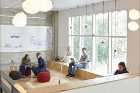 人力资源公司办公室装潢效果图片