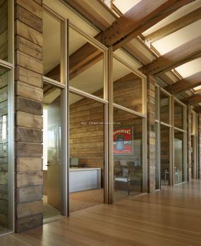 上海公司办公室装修实景图图片