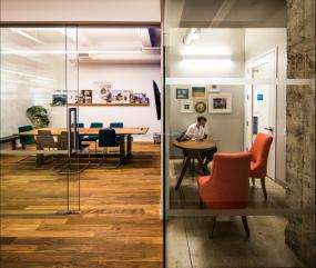 高档日本公司办公室装修效果图