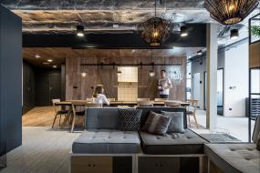 商贸公司办公室设计装饰效果图