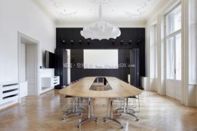 办公室拼花地板装修装潢效果图