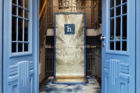 办公室拼花地板设计装修效果图片