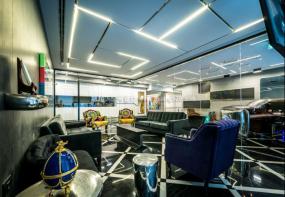 办公室地板拼花装修设计效果图