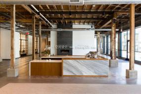 办公室地板拼花装修高清效果图