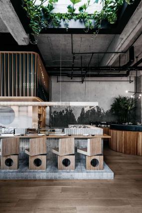 最新日式主题餐厅装修设计效果图