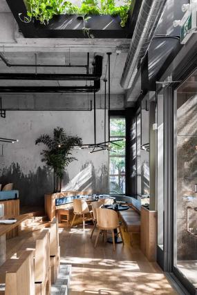 日式主题餐厅装修设计效果图片