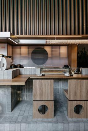 高端日式主题餐厅装修效果图