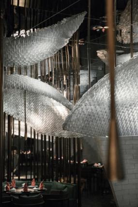 最新中式主题餐厅设计装饰效果图片