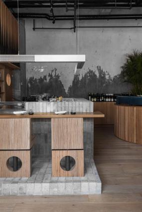 日式主题餐厅装饰效果图