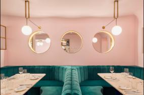 法国主题餐厅设计装饰效果图片