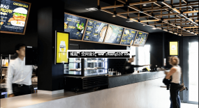 法国主题餐厅装饰效果图片