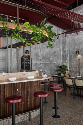 法国主题餐厅设计效果图