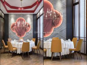 高档现代主题餐厅装修效果图