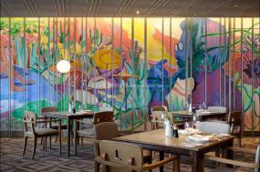 最新现代主题餐厅设计装饰效果图片