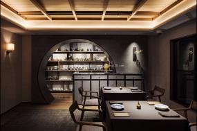 高端高档西餐厅装修效果图