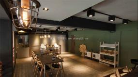 现代主题餐厅装潢效果图