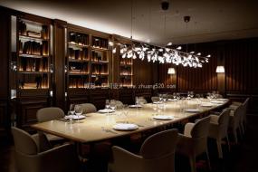 现代主题餐厅设计装修效果图