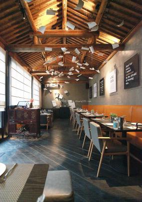 2019LOFT风格餐厅装修效果图