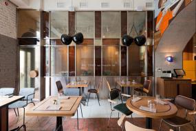 工业风格餐厅装修高清效果图