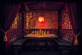 高端豪华餐厅装修图片