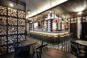 美式风格酒吧设计装饰效果图