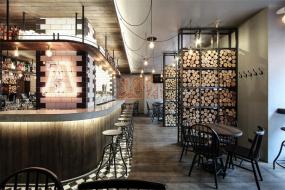 高档美式风格酒吧装修效果图