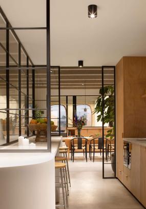 大型办公室布局装修效果图片