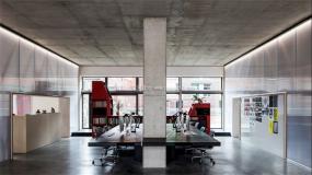 大型办公室布局装饰图片