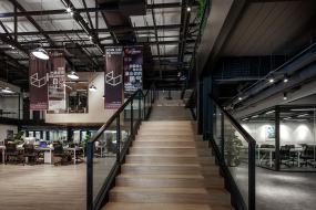 大型办公室布局装饰效果图片库