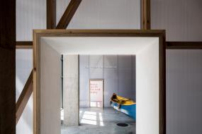 大型办公室布局装饰效果图