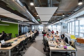 联合办公室装潢设计效果图片