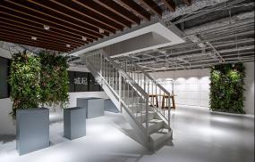 白色办公室装饰图片