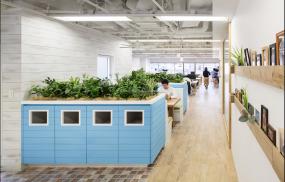 白色办公室装饰装修效果图