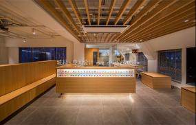 白色办公室装潢效果图