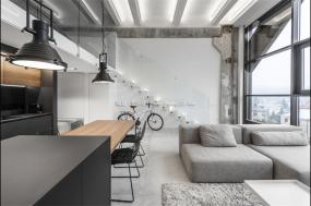 挑高公寓装饰效果图