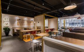 特色面馆装潢效果图片