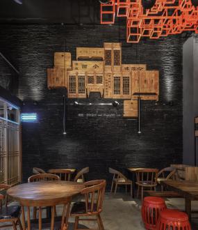 特色面馆设计装修图片