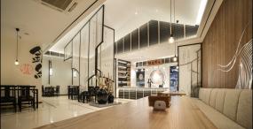 面馆装修实物图片