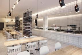 美食餐厅装修实景图片