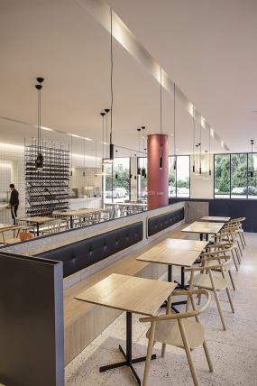 美食餐厅装修高清效果图