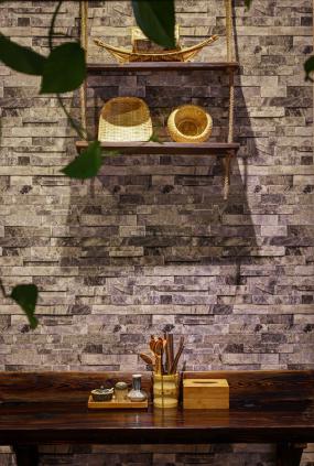 特色面馆装饰设计效果图