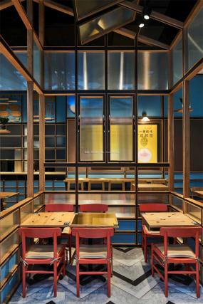 高端面馆装修图片