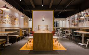 特色面馆装修实物图片