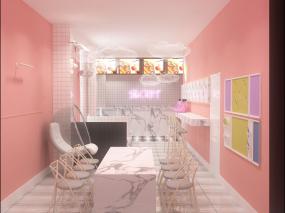化妆美甲店设计装潢图片