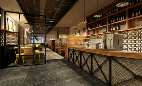 高端串串店装修效果图