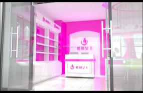 最新化妆美甲店设计装饰效果图
