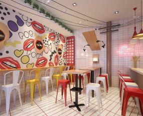 串串店装饰设计效果图片