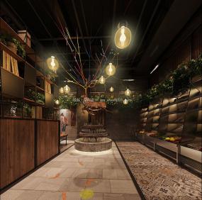 最新串串店设计装饰效果图